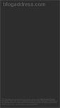 Mobile Screenshot of blogaddress.com